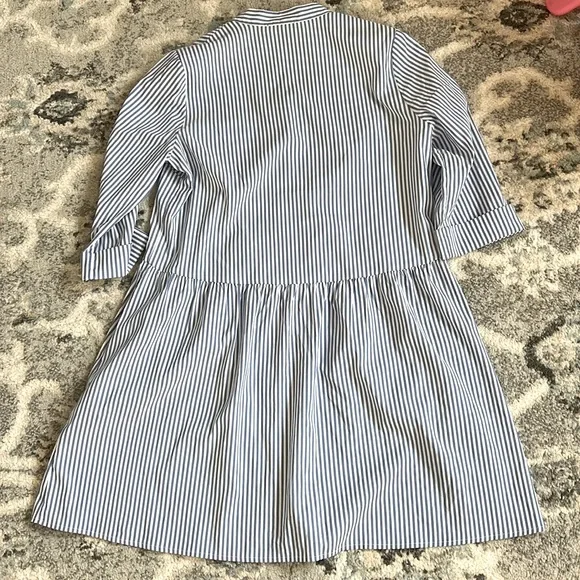 Tuckernuck Women's Striped Royal Shirt Dress Size Medium - Picture 9 of 13